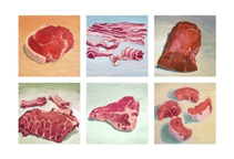 meat paintings